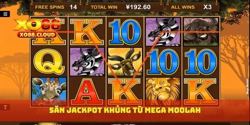 Mega Moolah – Slot Huyền Thoại Với Jackpot Hàng Tỷ Đồng 4 Săn jackpot khủng từ Mega Moolah